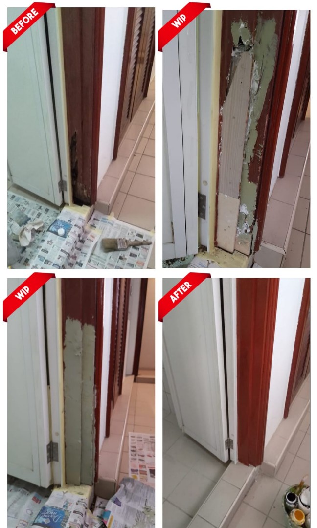 Door Frame N Parquet Repair Services Home Services Home Repairs On Carousell