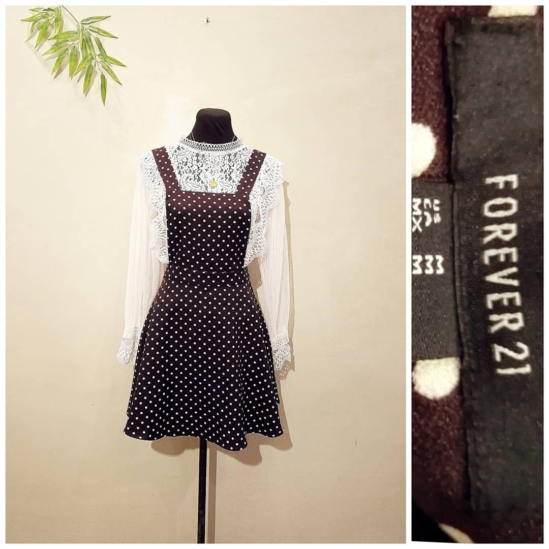 Polka dot new arrivals jumper dress