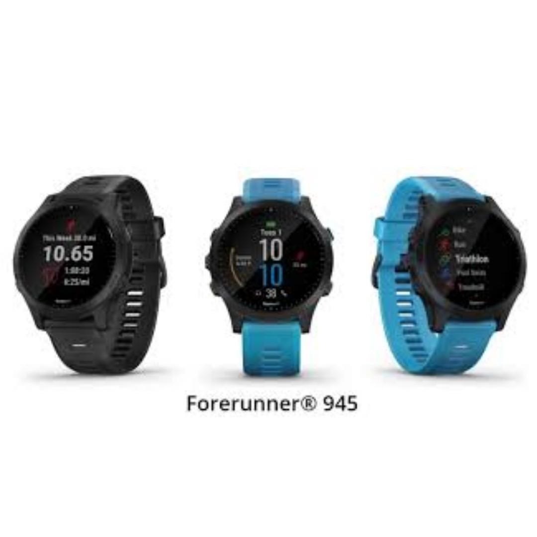 Garmin Forerunner 945 Tri Bundle Premium GPS Running Watch Power
