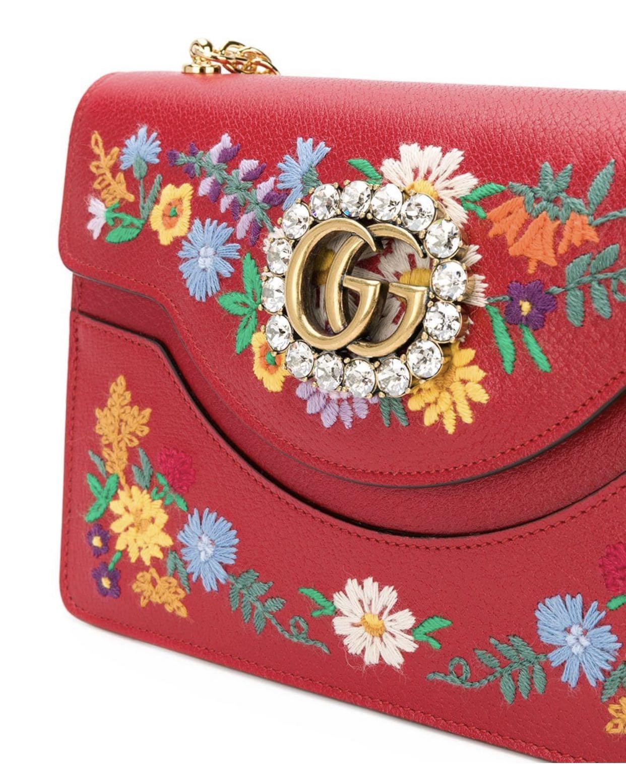 Gucci sales ricami bag