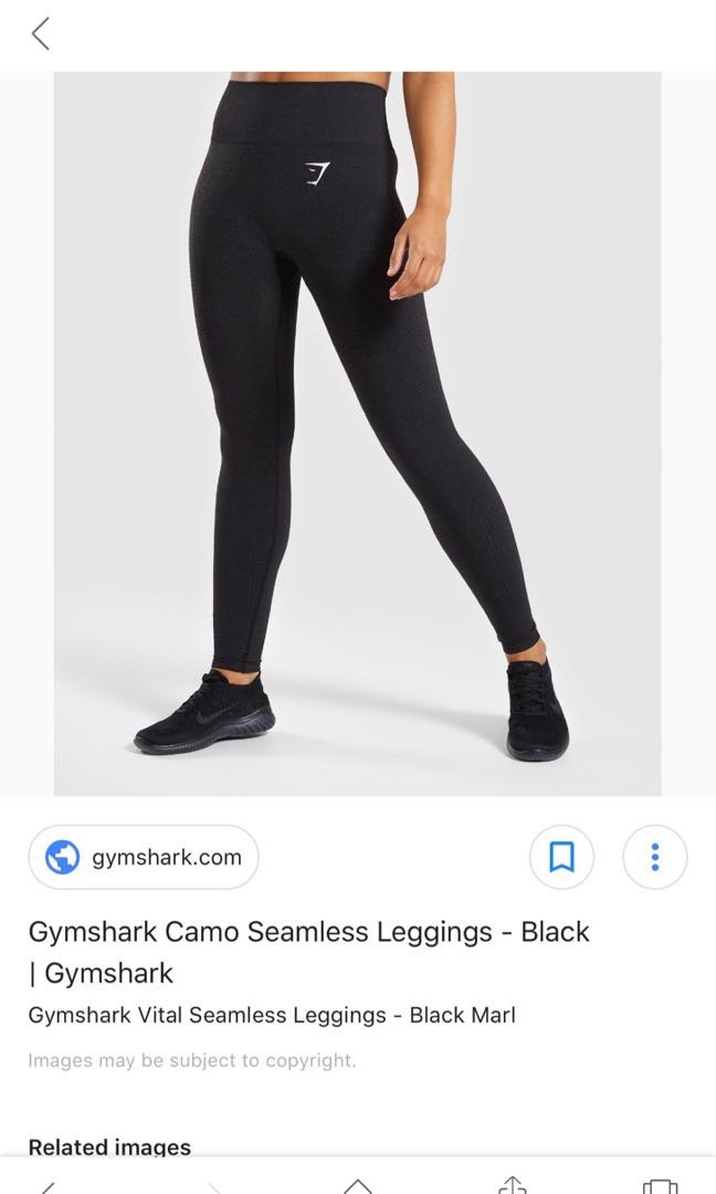 Gymshark- Black, Vital Seamless 