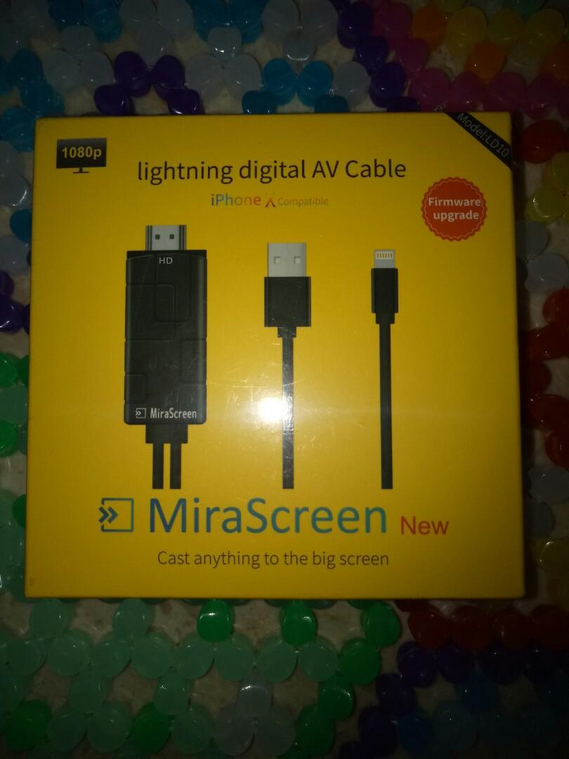 Hdmi Cable Lightning Digital Av Cable Connect To Tv Mobile