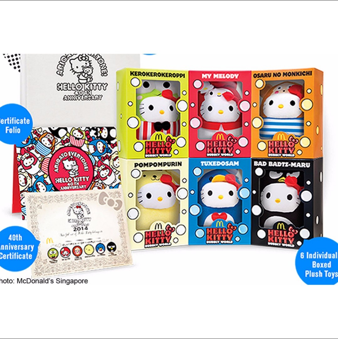 Hello Kitty 40th Anniversary Limited Edition - McDonald's, Hobbies