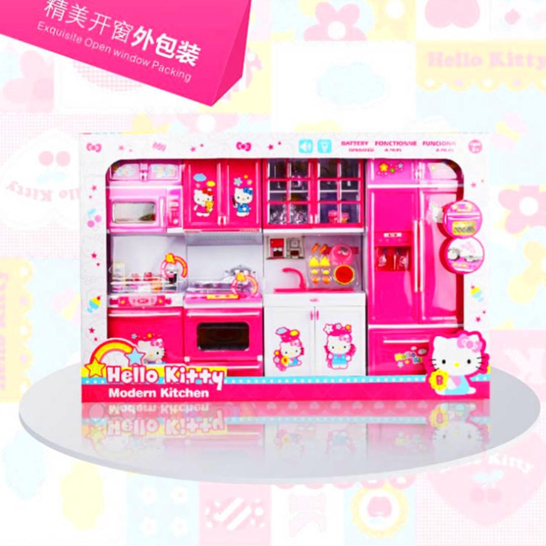 modern kitchen set hello kitty