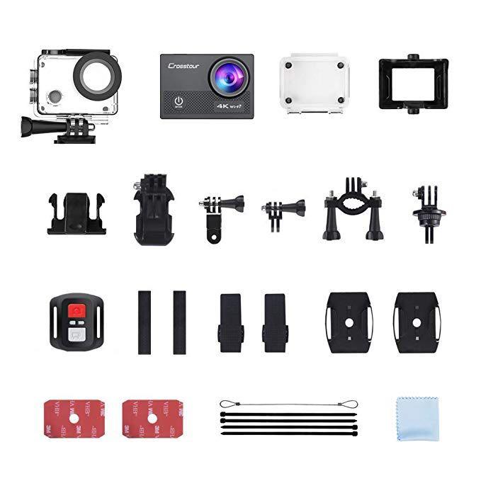 Crosstour action camera 4k shop 16mp wifi underwater 30m