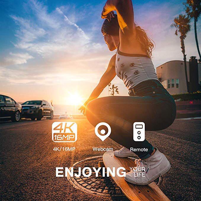 Crosstour action camera 4k 16mp wifi hotsell underwater 30m