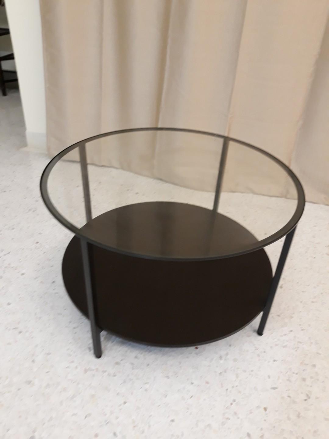 Ikea Vittsjo Round Coffee Table, Furniture & Home Living, Furniture