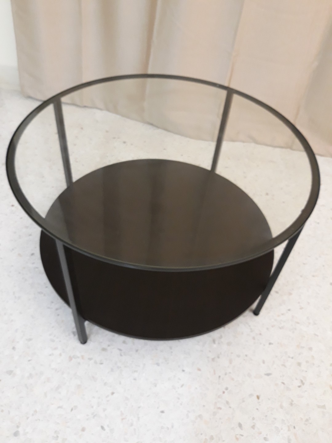 Ikea Vittsjo Round Coffee Table, Furniture & Home Living, Furniture