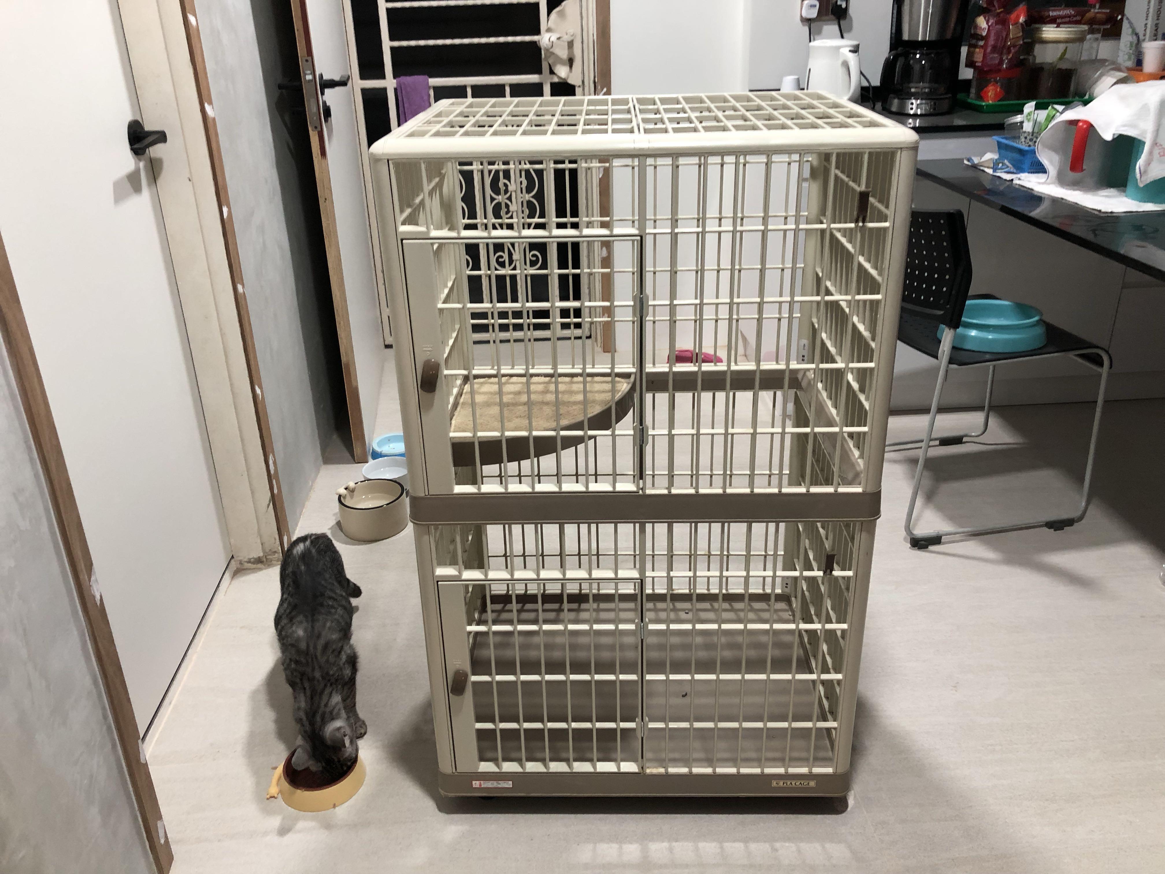 IRIS cat cage made with high quality plastic , Pet Supplies, Homes
