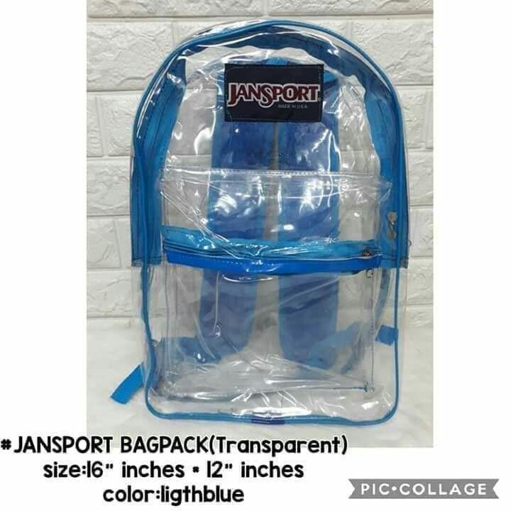 Jansport Clear Backpack Women s Fashion Bags Wallets