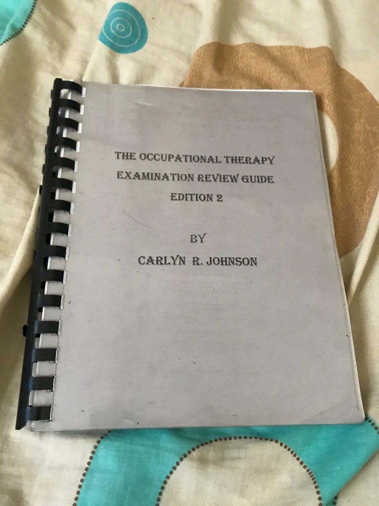 Johnson Anderson S Occupational Therapy Examination Review Guide