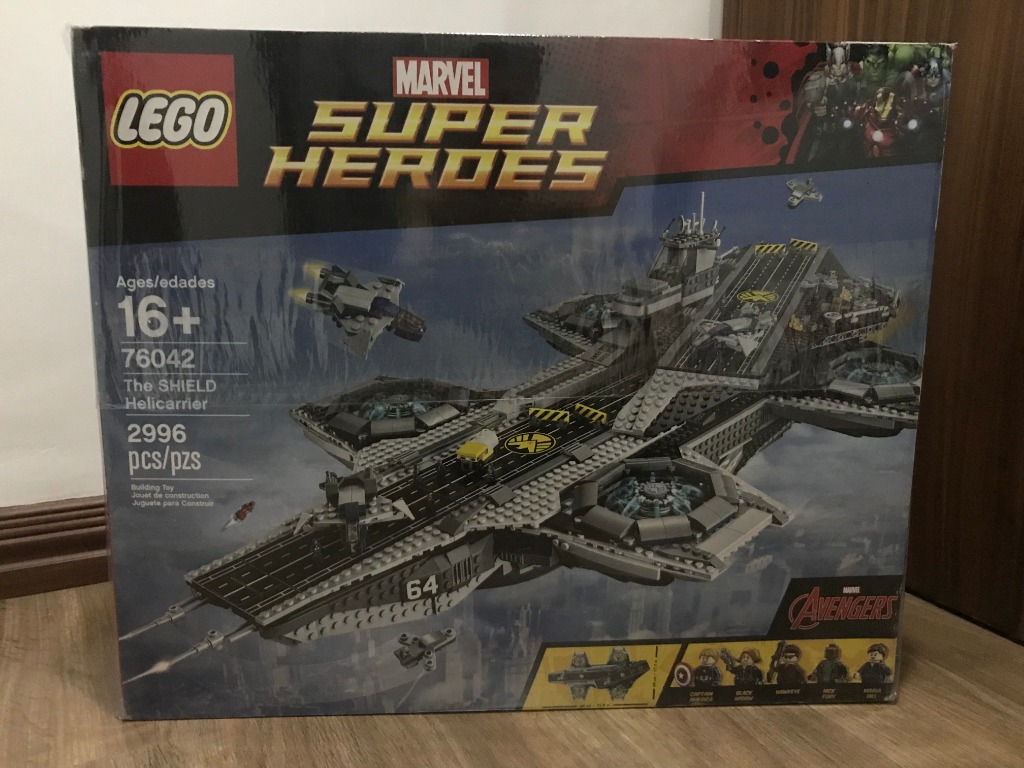 lego marvel super heroes 76042 the shield helicarrier