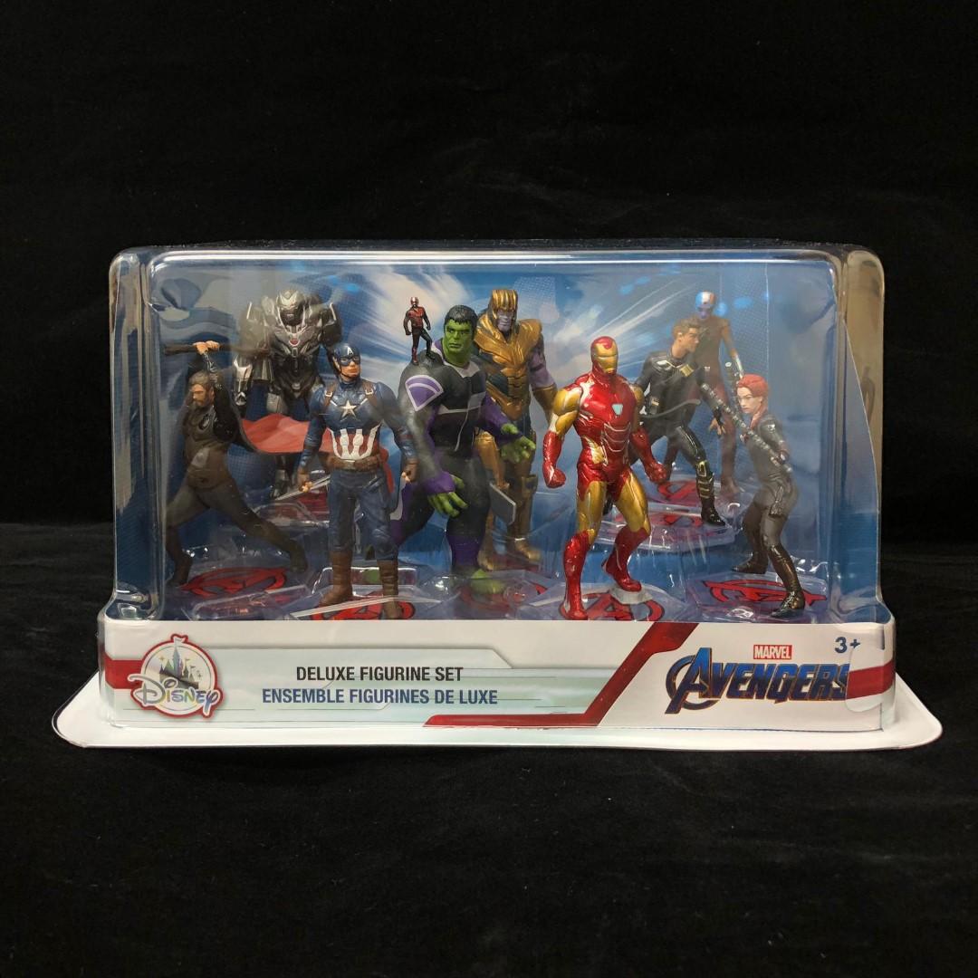 marvel avengers deluxe figurine set