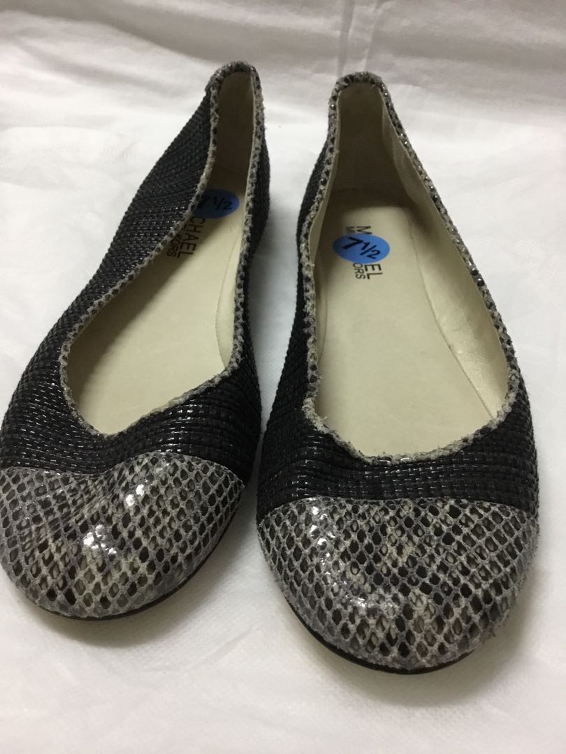 Michael kors snakeskin hotsell flats