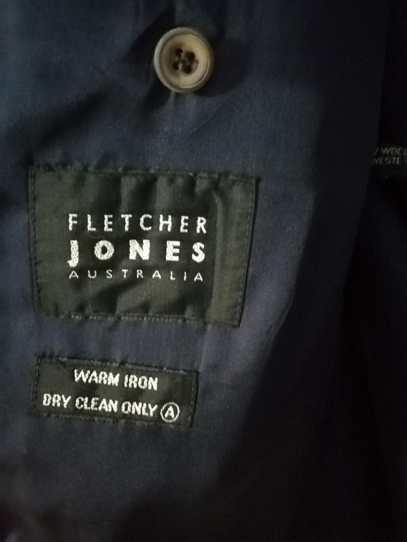 Fletcher Jones Navy Blue Jacket Men S Fashion Clothes Others On Carousell