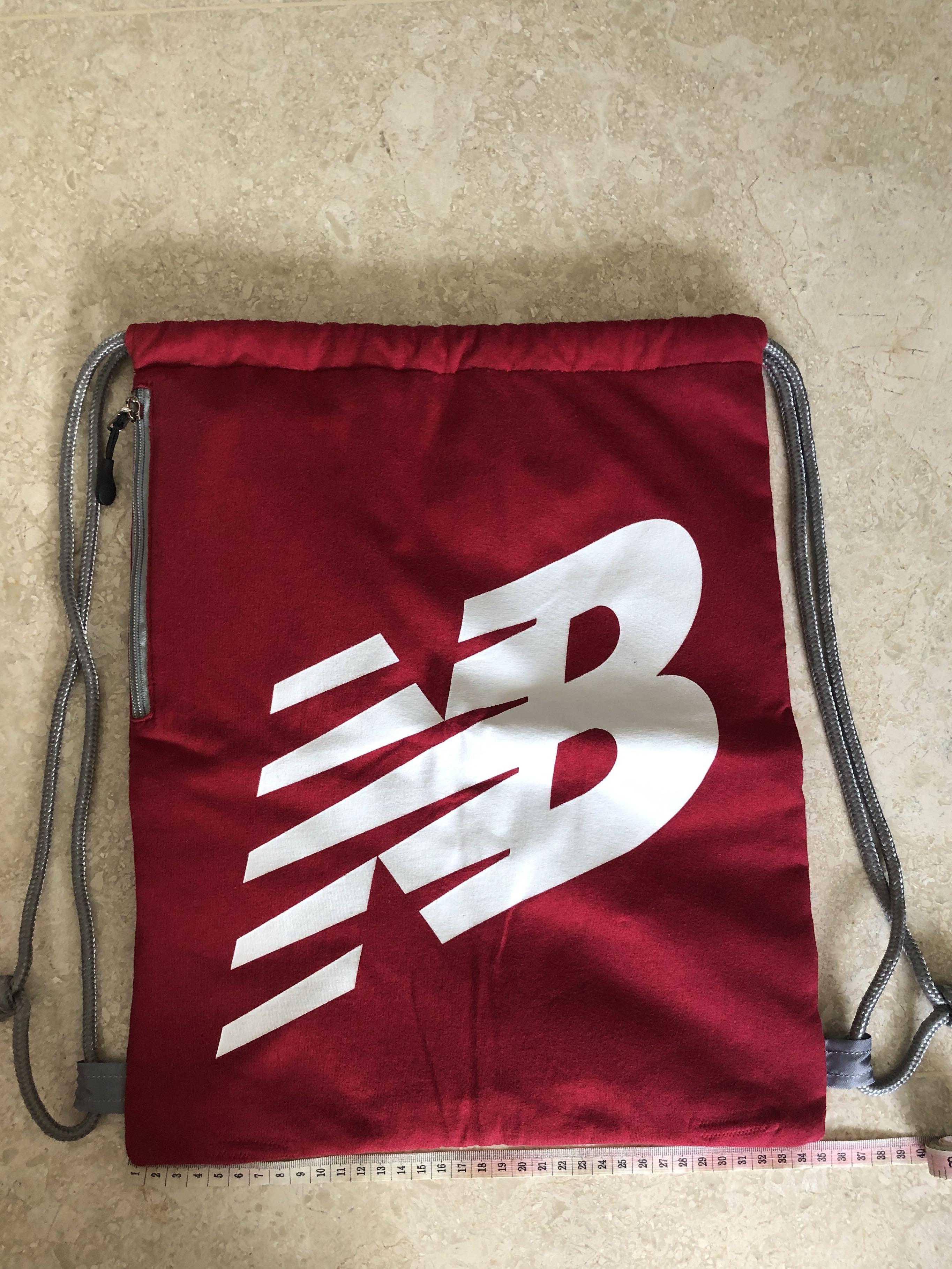 New balance drawstring bag top