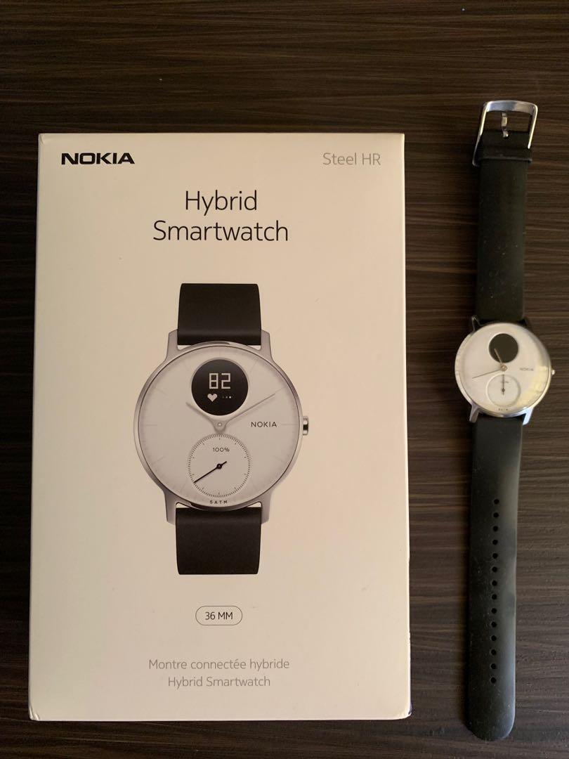Nokia Steel Hr Hybrid Smartwatch 36mm Luxury Watches On Carousell