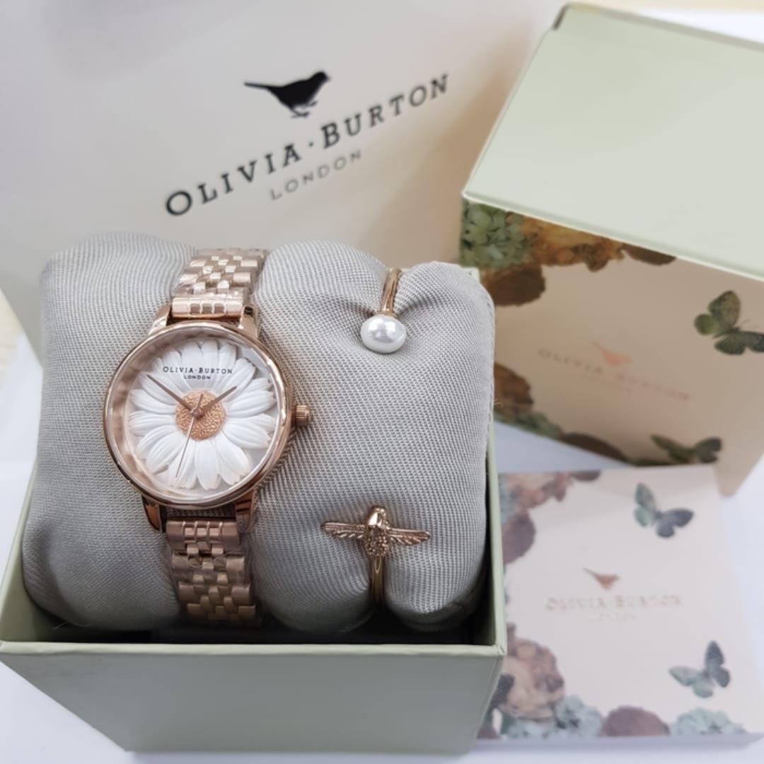 olivia burton watch and bracelet set