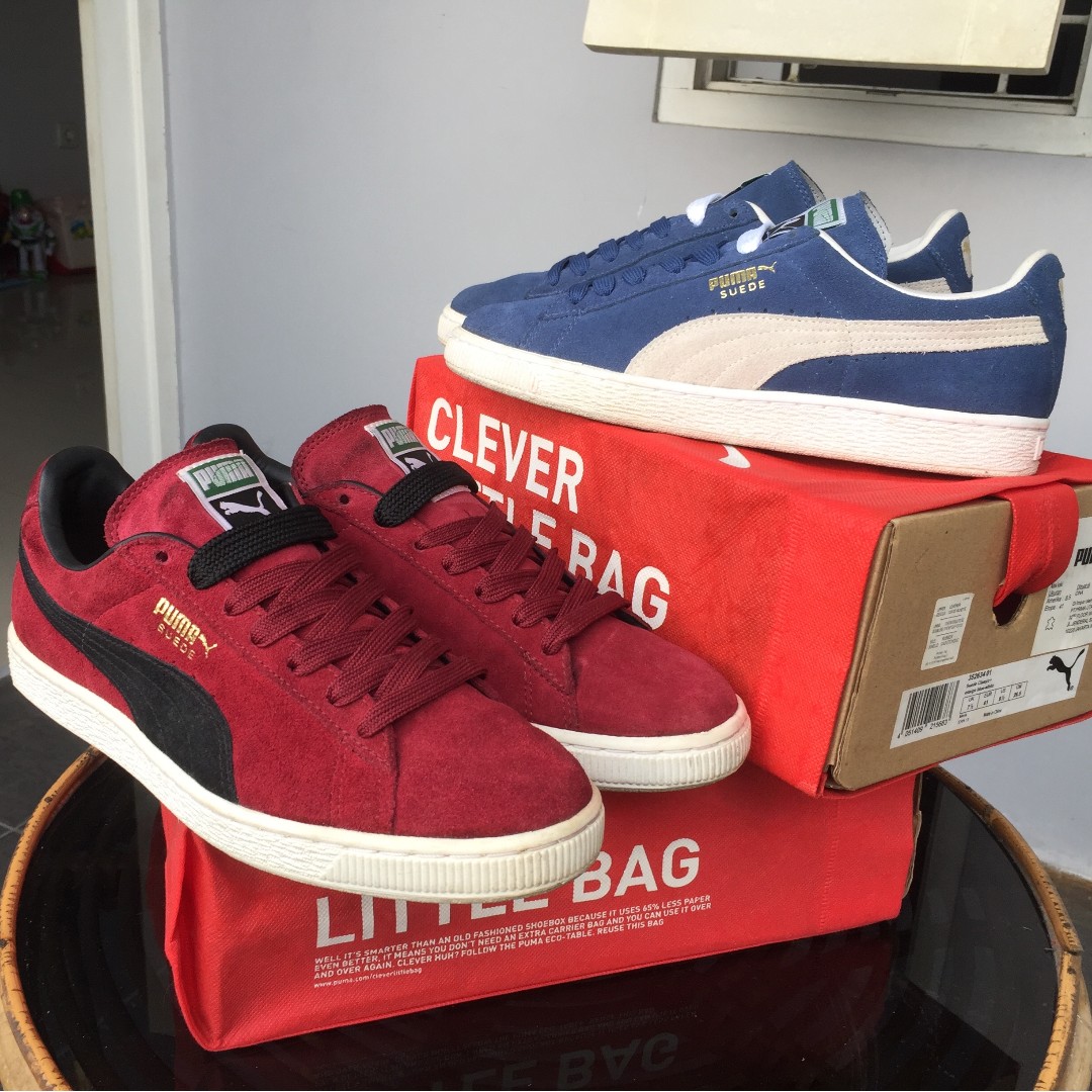 Puma suede pomegranate new arrivals