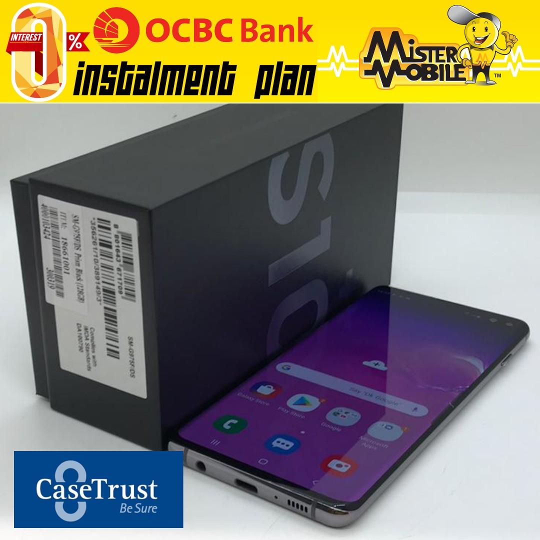 Samsung Galaxy S10 Plus S10 128 128gb Prism Black Used Mobile Phones Tablets Android Phones Samsung On Carousell