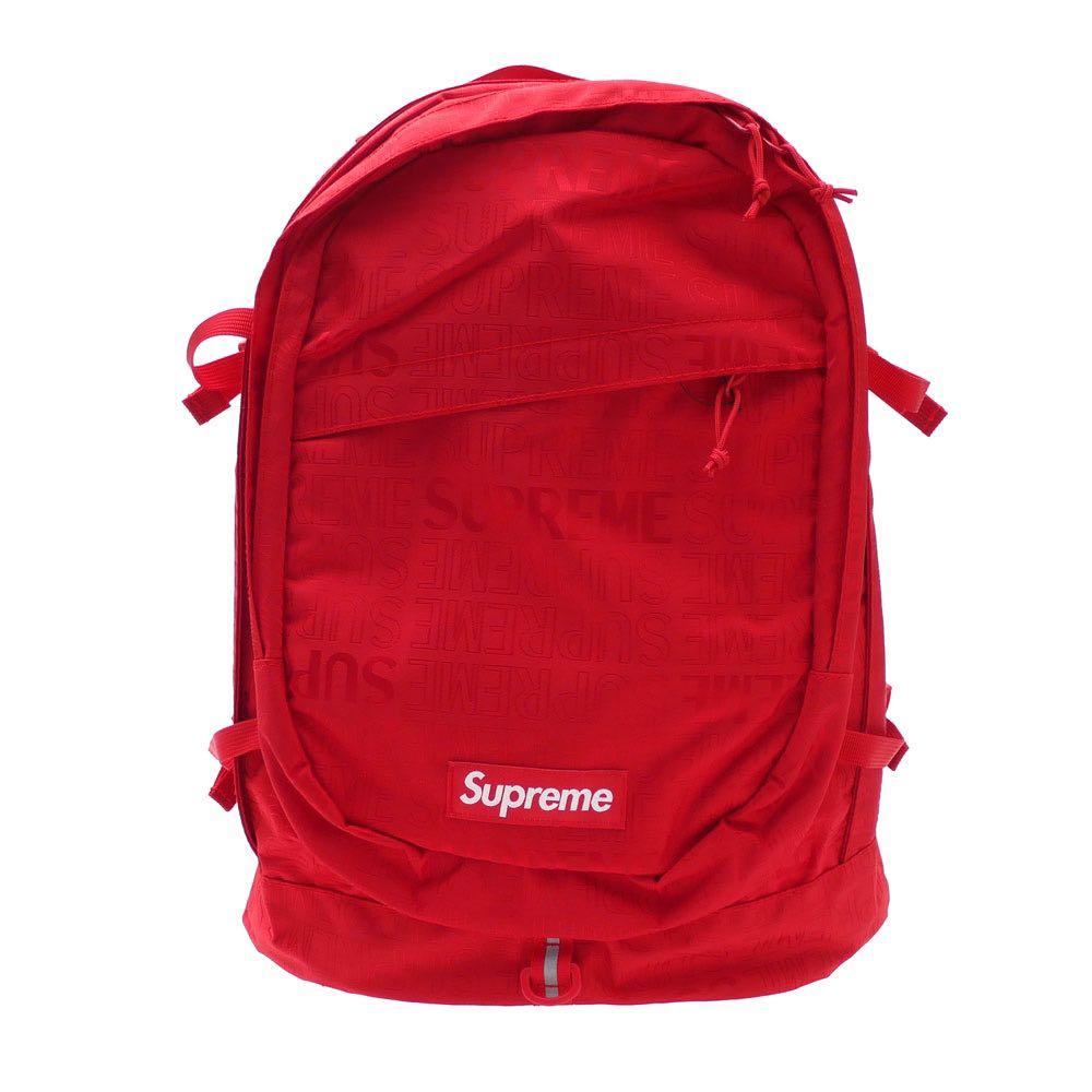 Supreme backpack red best sale ss19