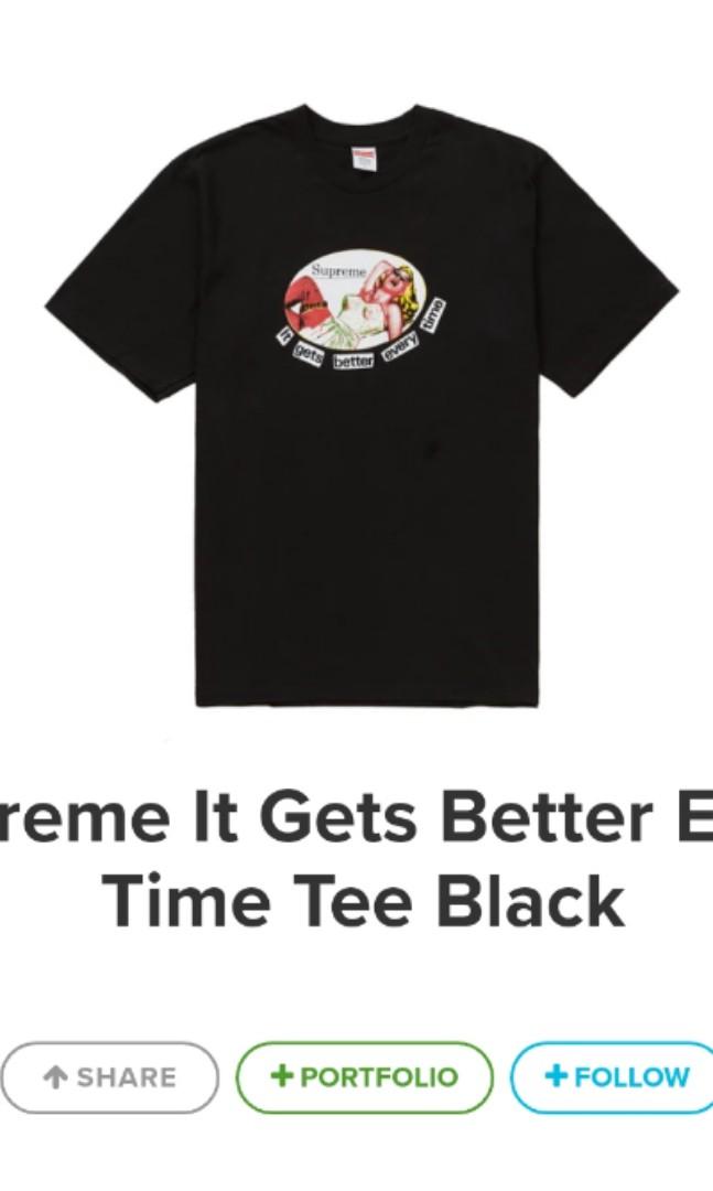 Supreme Tee Ss19 It Gets Better T Shirt Men S Fashion Clothes
