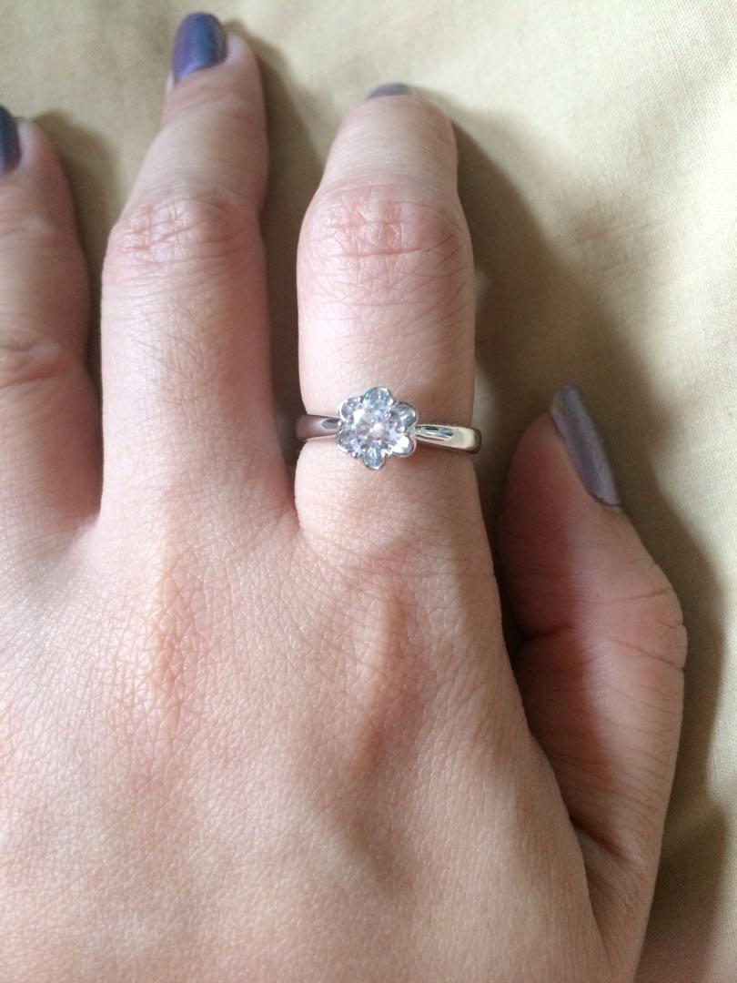 Swiss cheap stone ring