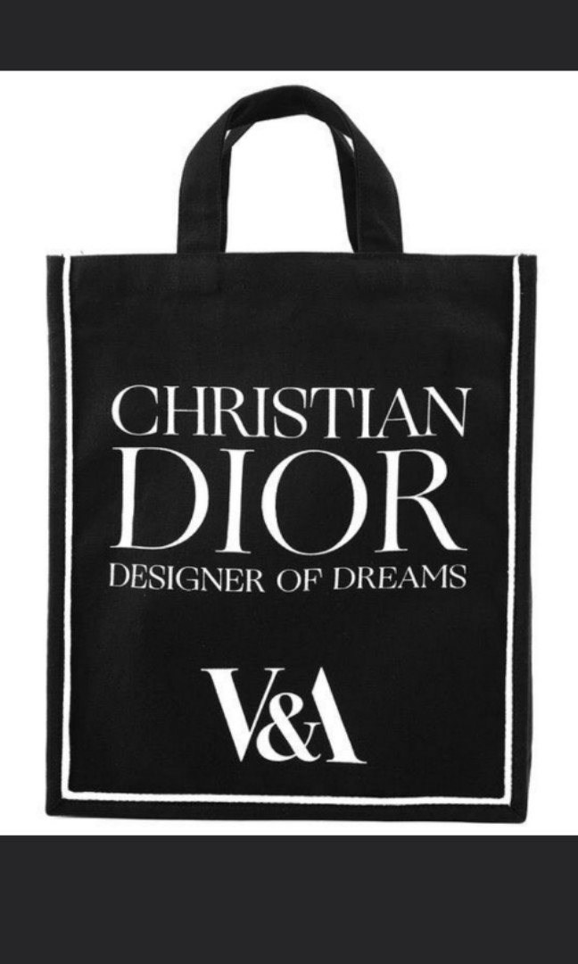 christian dior quote tote bag