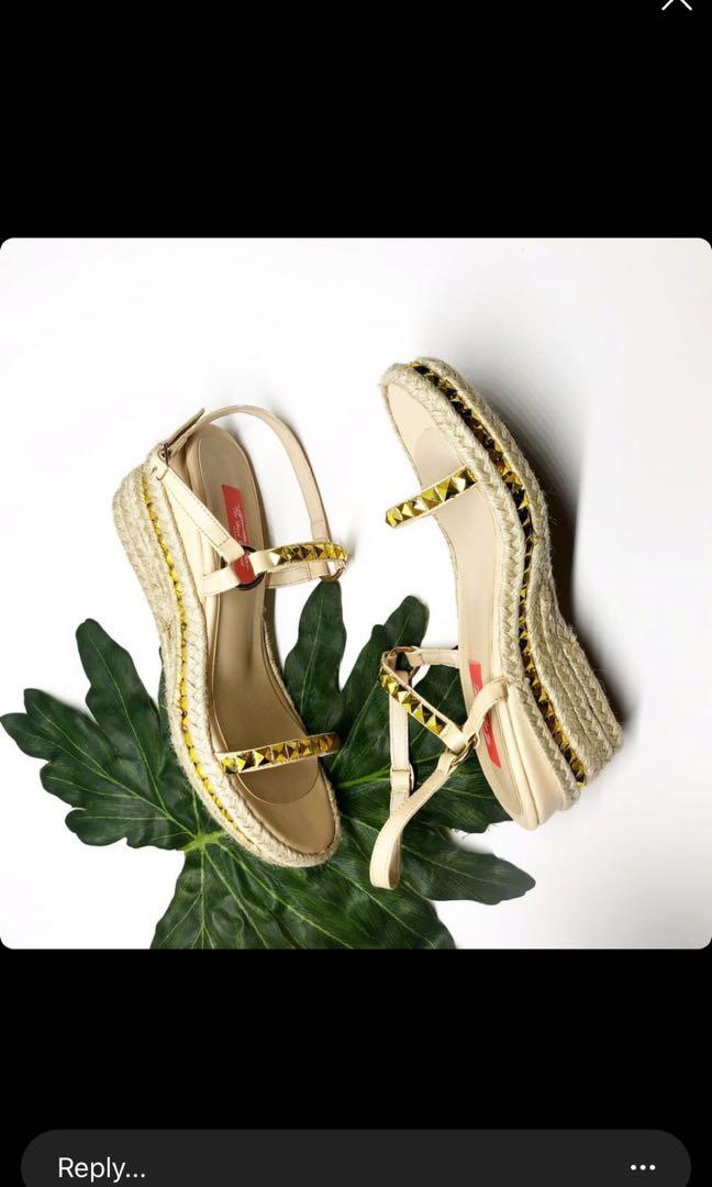 valentino inspired wedges