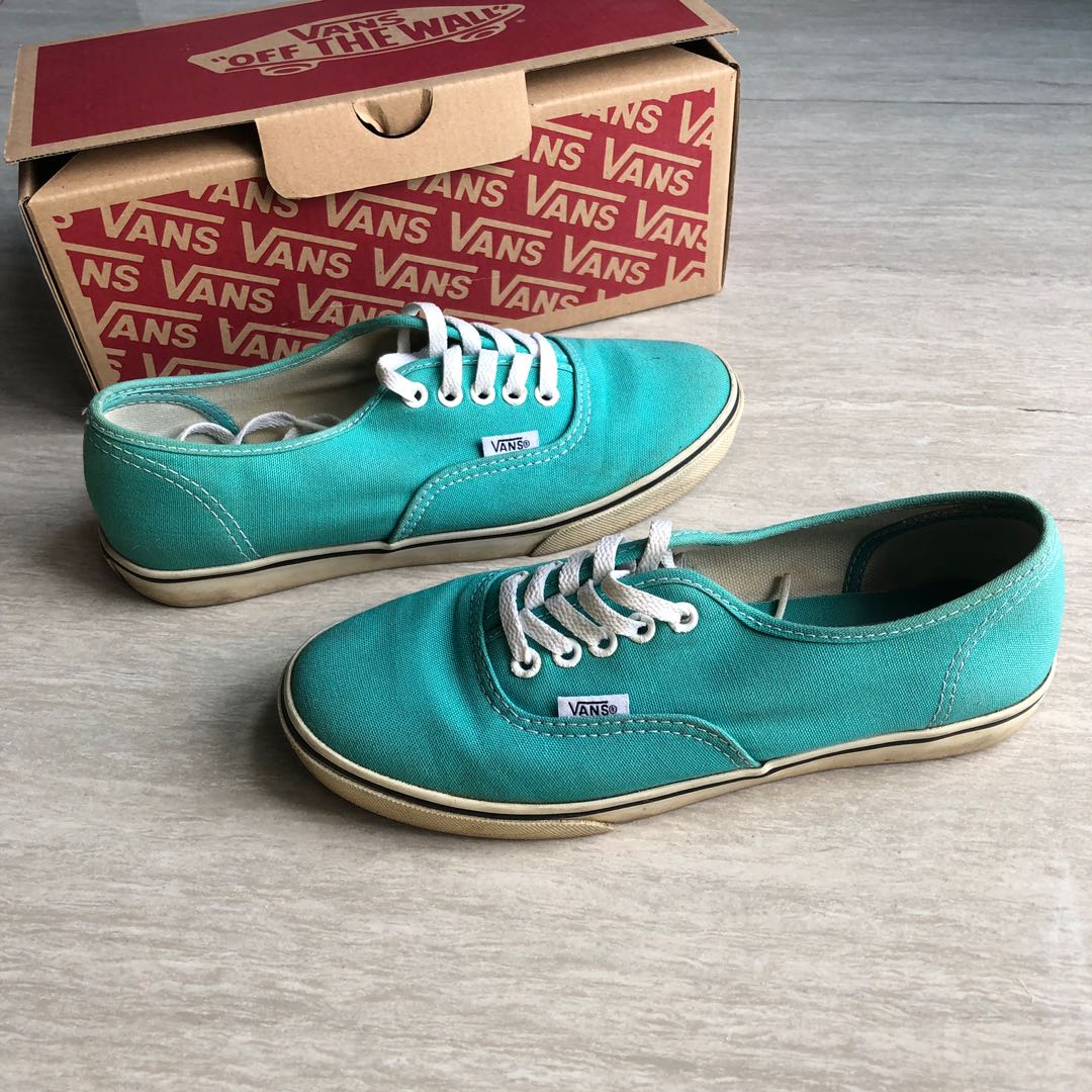 Turquoise vans lo pro online