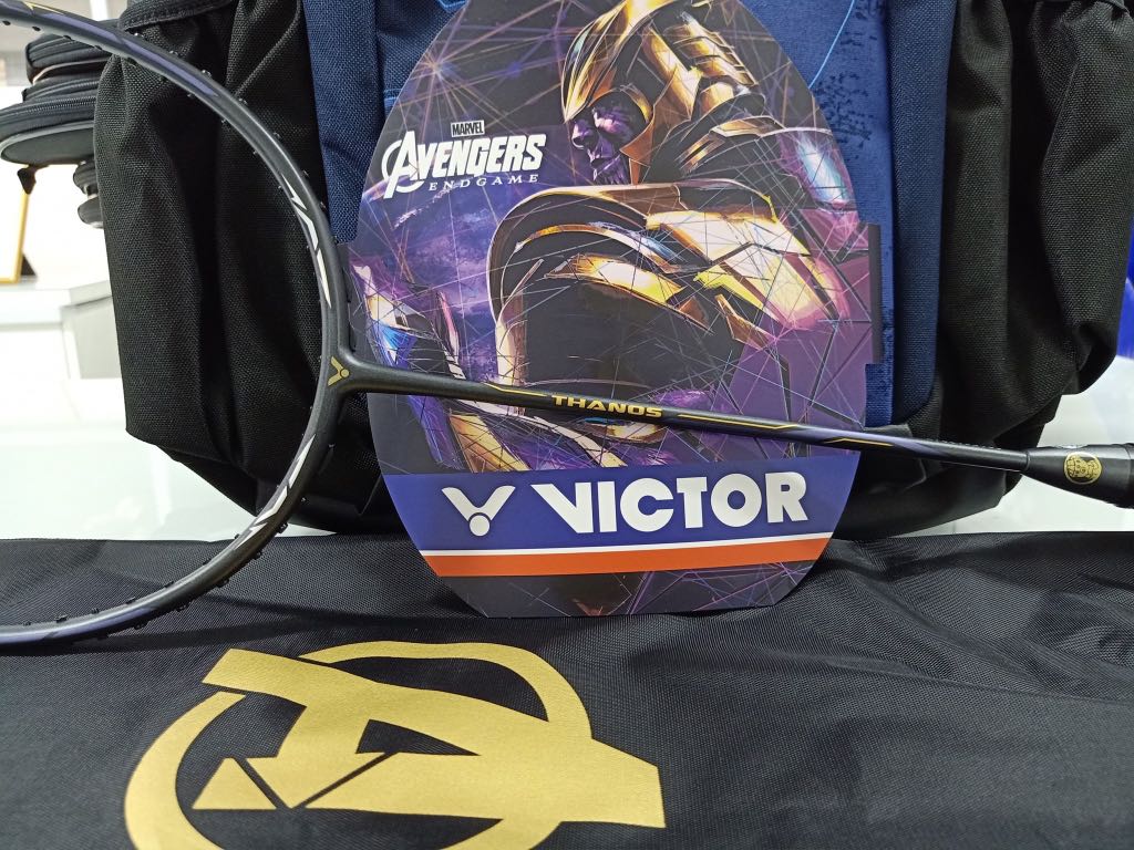 Victor Racket Avengers Victor Avengers badminton racket!!, Sports Equipment, Fishing on Carousell