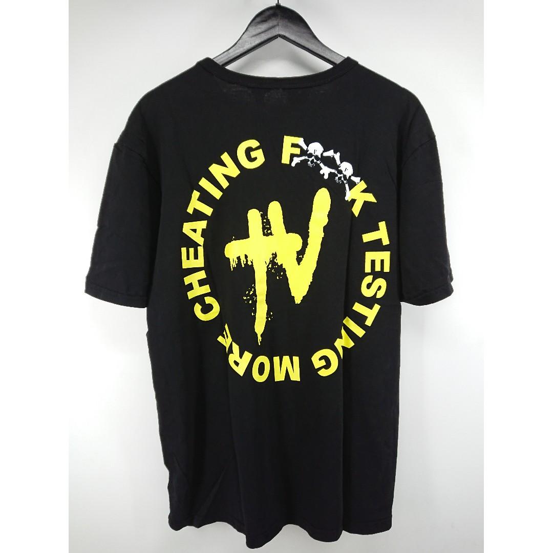 Vlone x Testing Smile Tee S.M.L Men s Fashion Tops Sets Tshirts Polo Shirts on Carousell