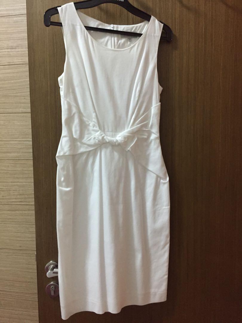 Veronika maine shop white dress