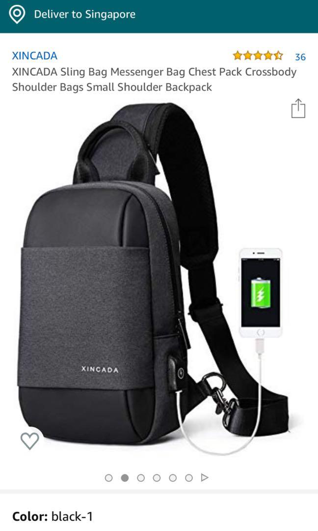 Sling Bag Messenger Bag Chest Pack Crossbody Shoulder Bags Small