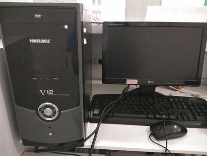 PC - Computer CPU & Monitor