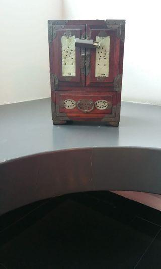 Antique Wooden Jewellery Box