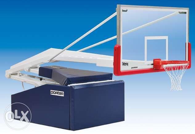 basketball goal system (Category: Renovations & Interior Design) located in Pasig City. Submitted by linksportsinc (Listing ID 238457188, Image 2). Description: Porter basketball goal system - USA * Floor mounted * Wall mounted * Ceiling mounted * Dividing Curtains * FIBA Approved * World Class Quality.