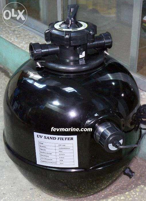 Fluidized K1 Bed Filter for Ponds with UV by Sunsun Grech, Pet Supplies