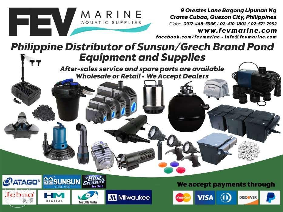 Fluidized K1 Bed Filter for Ponds with UV by Sunsun Grech, Pet Supplies