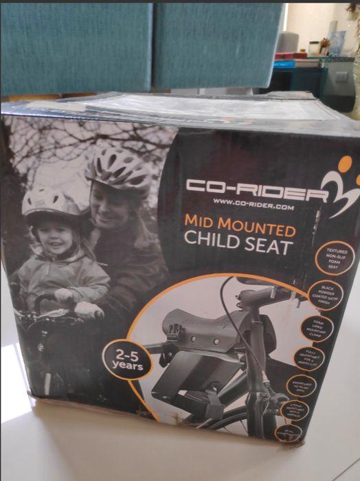 mid mounted child bike seat