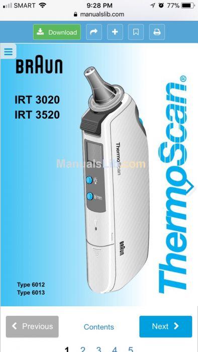 gemakkelijk te kwetsen Afwijzen Simuleren Braun 1Second Thermometer Model 6012 Made in Germany, Health & Nutrition,  Medical Supplies & Tools on Carousell