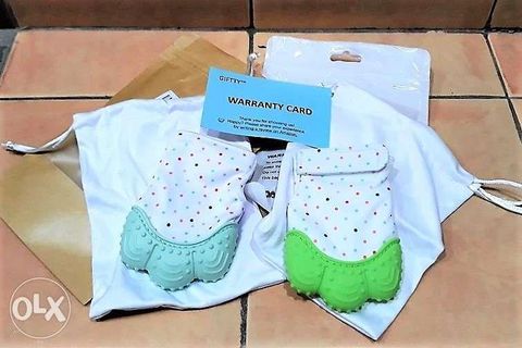 Giftty Baby Teething Mittens Unisex for 6 months