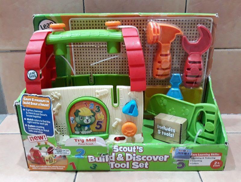 LeapFrog Scout Build and Discover Tool Set (Category: Educational & Learning Toys) located in Quezon City. Submitted by charliebrown_olx (Listing ID 238463676, Image 2). Description: 📢📢If in case you didn't received any response from me, it is due to Carousell's new policy; limited seller's reply capacity or pay a monthly fee for unli-reply. So kindly sms or vi-ber me as well. Thank you for your kind understanding.📢📢 Measure, tighten and hamm