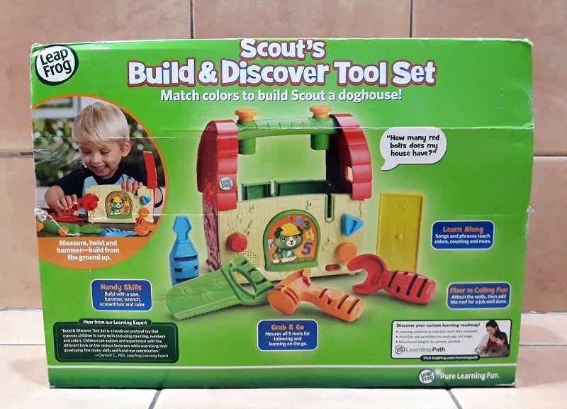 LeapFrog Scout Build and Discover Tool Set (Category: Educational & Learning Toys) located in Quezon City. Submitted by charliebrown_olx (Listing ID 238463676, Image 3). Description: 📢📢If in case you didn't received any response from me, it is due to Carousell's new policy; limited seller's reply capacity or pay a monthly fee for unli-reply. So kindly sms or vi-ber me as well. Thank you for your kind understanding.📢📢 Measure, tighten and hamm