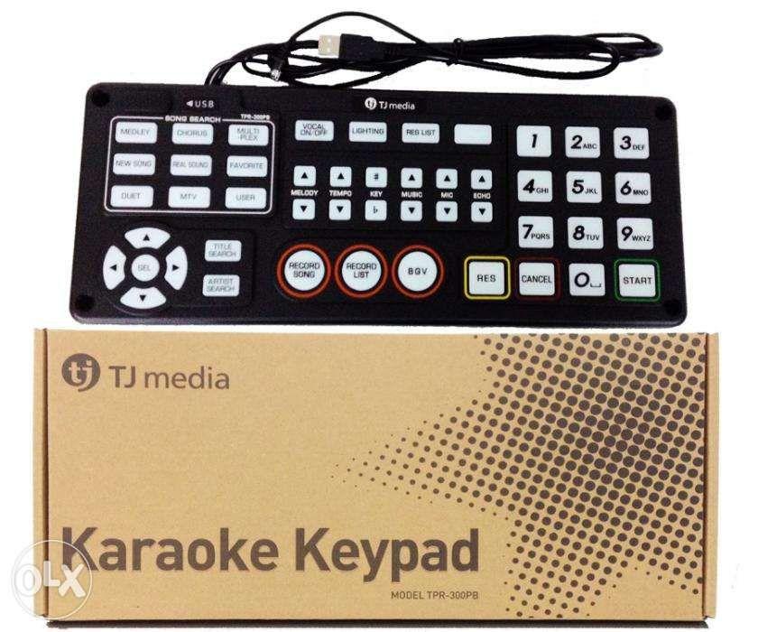 TJ Media Keyboard Remote Control and TJ Media Karaoke Keypad, Audio