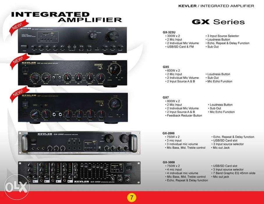 KEVLER Integrated Amplifier Power Amplifier and PA Amplifier, Audio