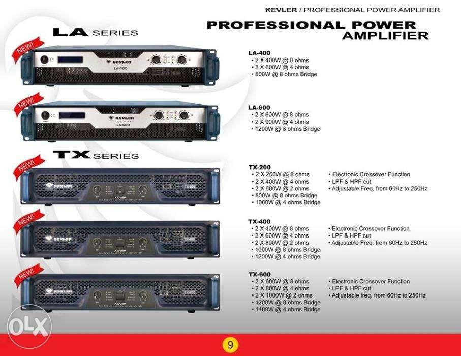 KEVLER Integrated Amplifier Power Amplifier and PA Amplifier, Audio
