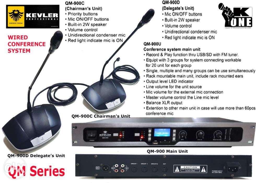 Conference System KEVLER QM Series Wired Microphone Conference System