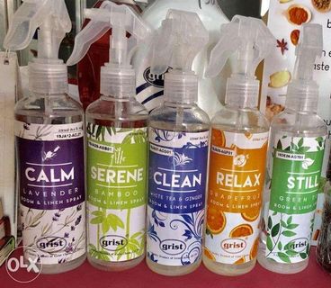 GRIST Room and Linen Spray 250ml 5 Scents Wholesale Available