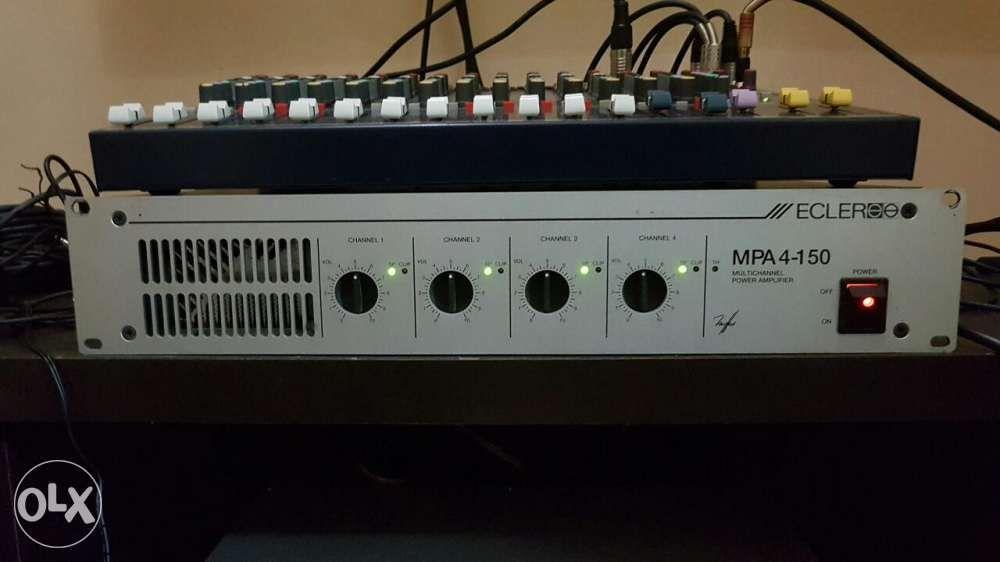 Ecler Multi Channel Multi Zone Amplifier MPA4 150, Audio, Soundbars